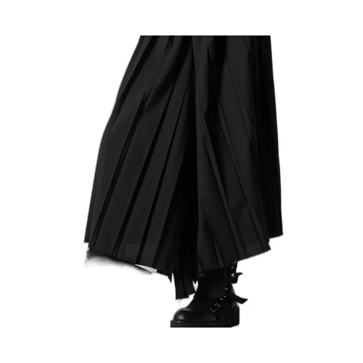 Tropical Pleats Wide Pants