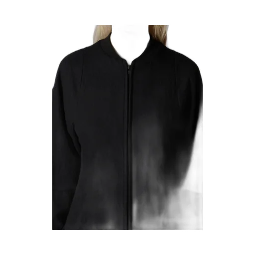 Shrinked Serge Balloon Sleeve Coat