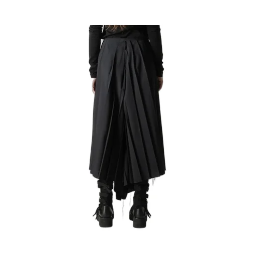 Tropical Pleats Wide Pants