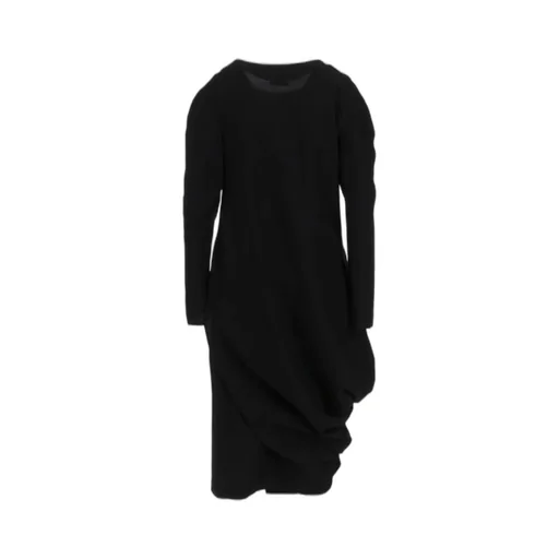 Milled Gabardine Twist Dress
