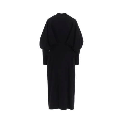 Shrinked Serge Balloon Sleeve Coat