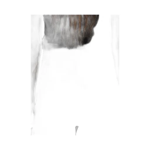 Milled Gabardine Slit Slim Pants