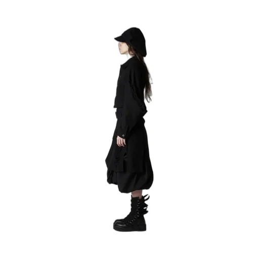 Damaged Denim Designed Sleeve Jacket