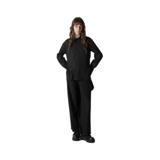 Typewriter Back Slit Shirt