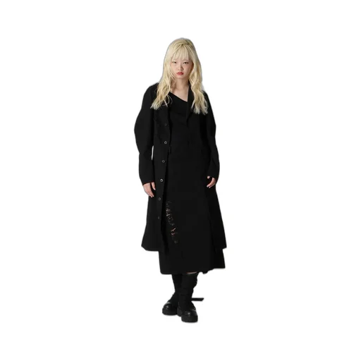 Damaged Denim Designed Sleeve Coat