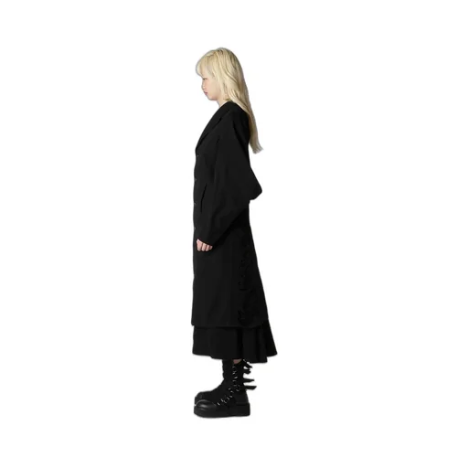 Damaged Denim Designed Sleeve Coat