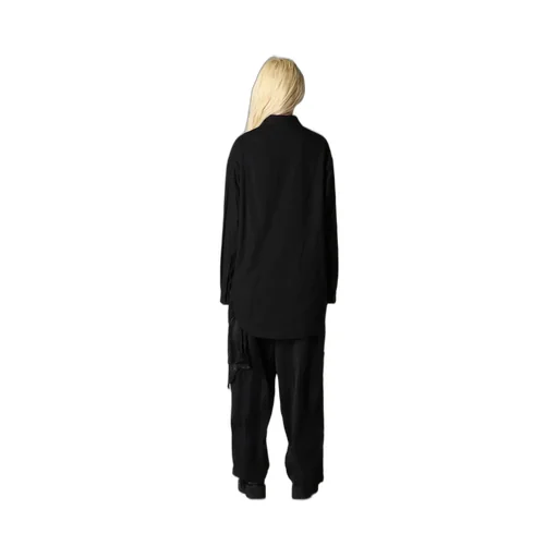 Light Poplin Neck Tuck Shirt