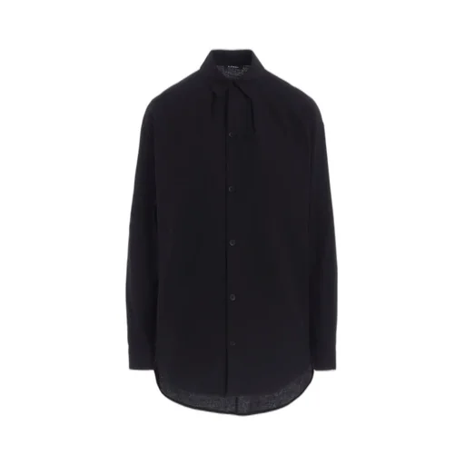 Light Poplin Neck Tuck Shirt