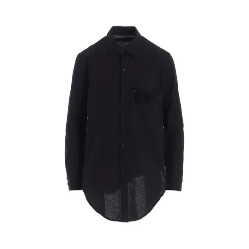 Light Poplin Pocket Square Shirt