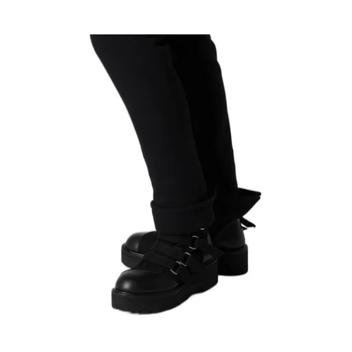 Light Mosser Slit Slim Pants