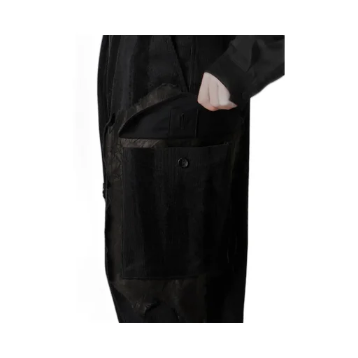 Faint Printed Corduroy Tab Pants