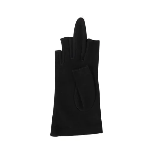 Suede Lamb Skin Middle Finger Nail Glove