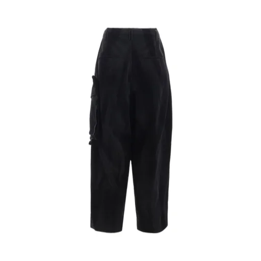 Faint Printed Corduroy Tab Pants