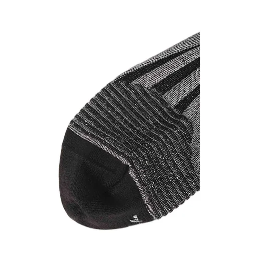 Silver Rib Random Stripe Socks