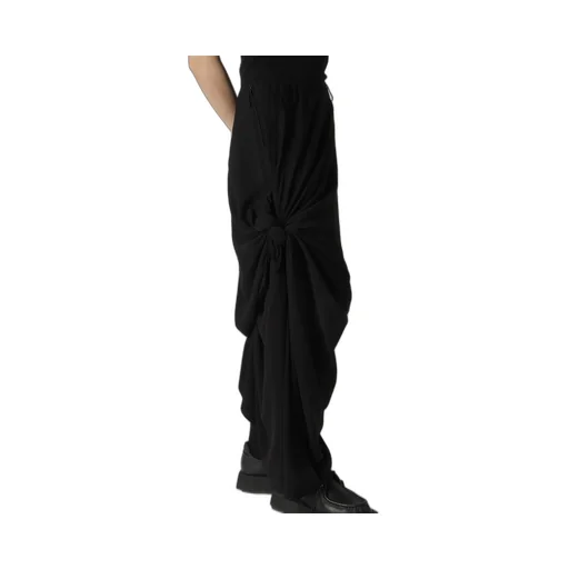 Twill Knot Detail Skirt
