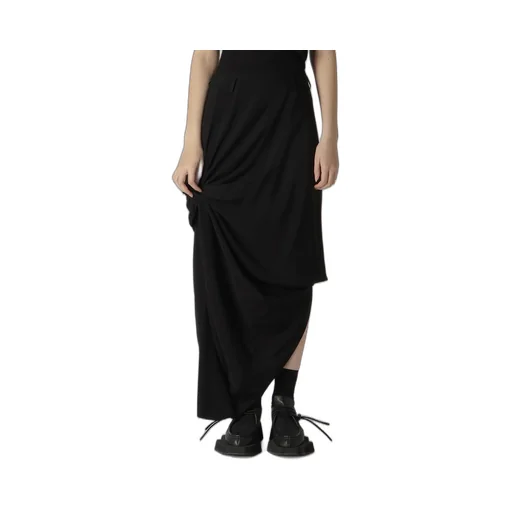 Twill Knot Detail Skirt