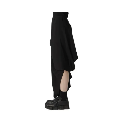 Twill Knot Detail Skirt
