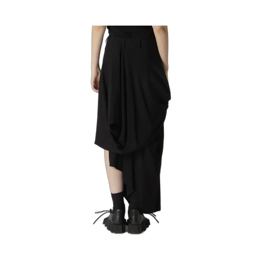 Twill Knot Detail Skirt
