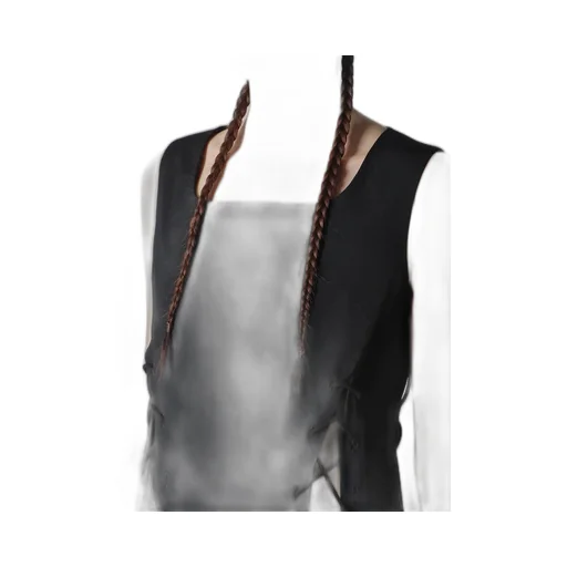 Wool Gabardine Lace-Up Dress