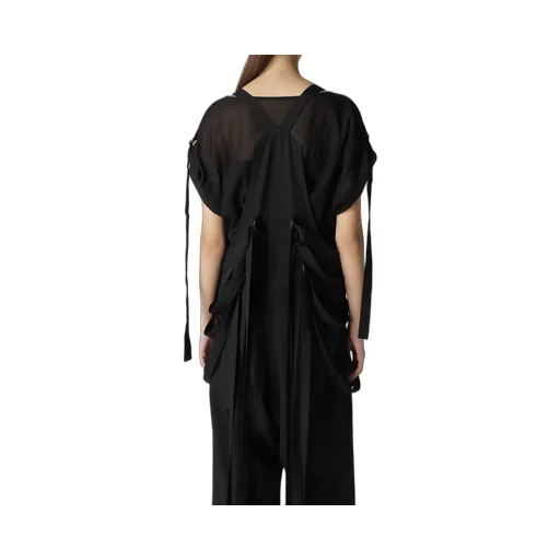 Wool Gabardine Hanging Strap Salopette