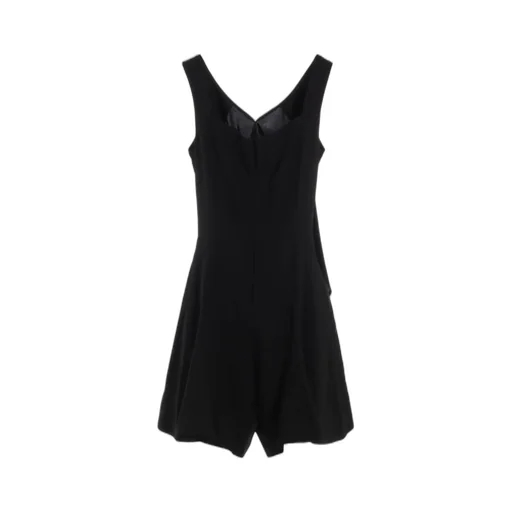 Hard Twist Gabardine Back Ribbon Short Ovealls