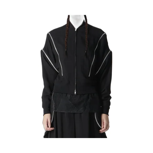 Hard Twist Gabardine Zip Blouson