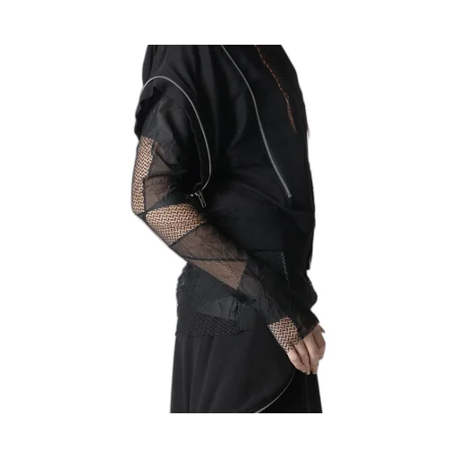 Hard Twist Gabardine Zip Blouson