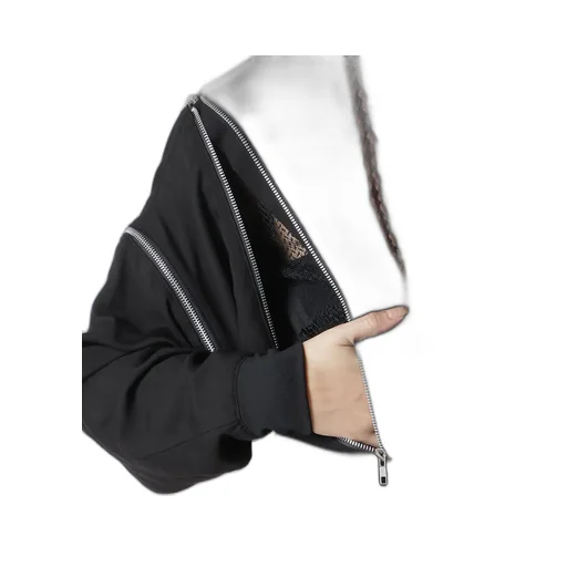 Hard Twist Gabardine Zip Blouson