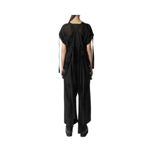 Wool Gabardine Hanging Strap Salopette