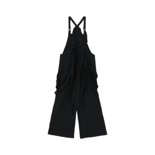 Wool Gabardine Hanging Strap Salopette