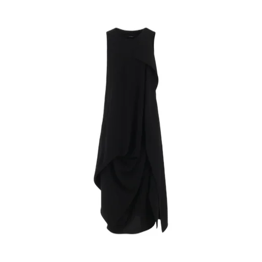 Double Satin Draping Dress