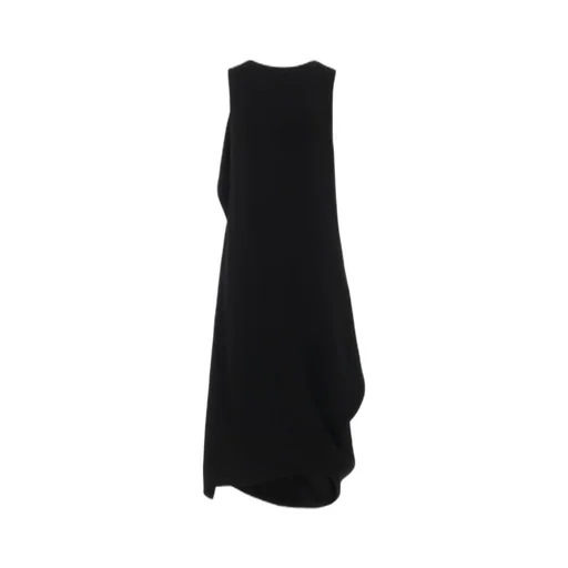 Double Satin Draping Dress