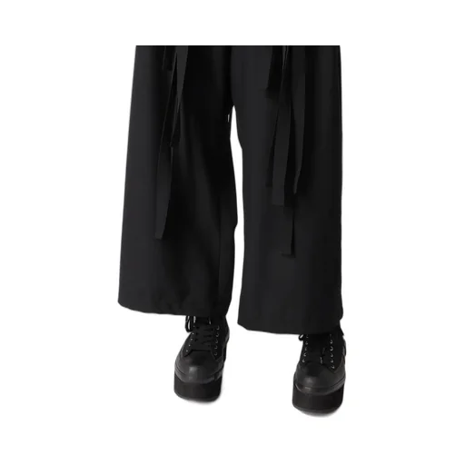 Wool Gabardine Hanging Strap Salopette