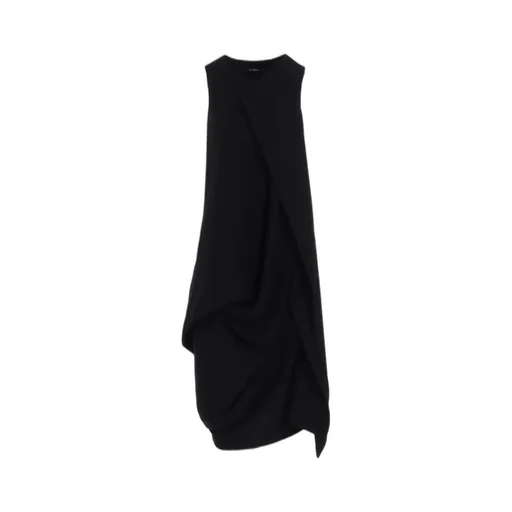 Double Satin Draping Dress