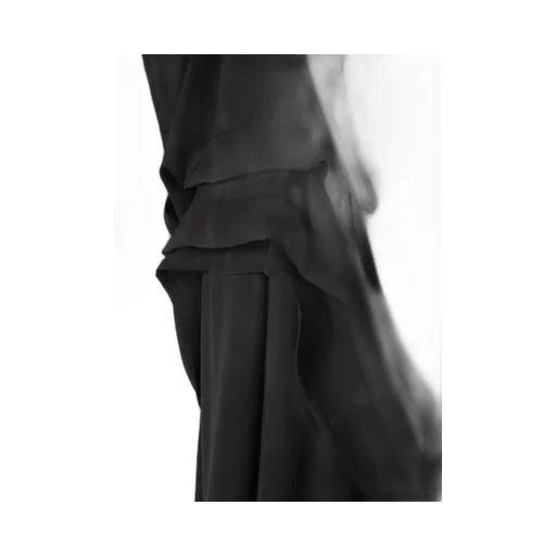 Double Satin Tuck Blouse