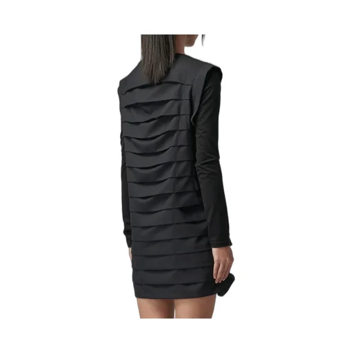 Dress With Horizontal Pleats