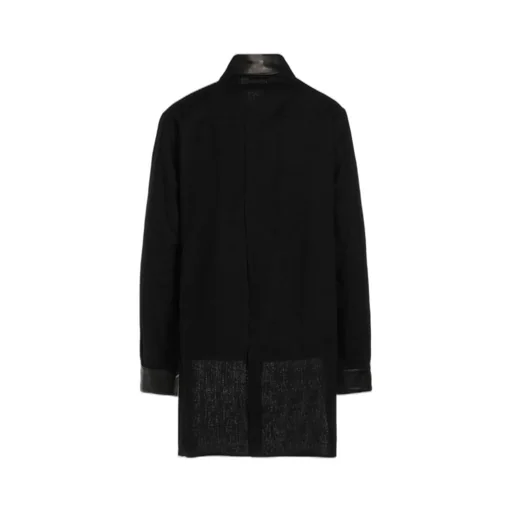 Light Serge Layered Collar Shirt