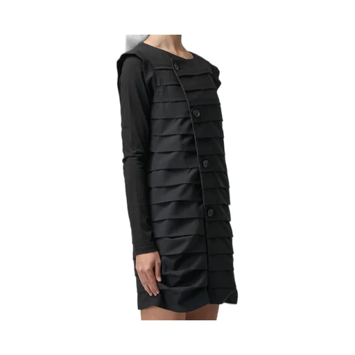 Dress With Horizontal Pleats