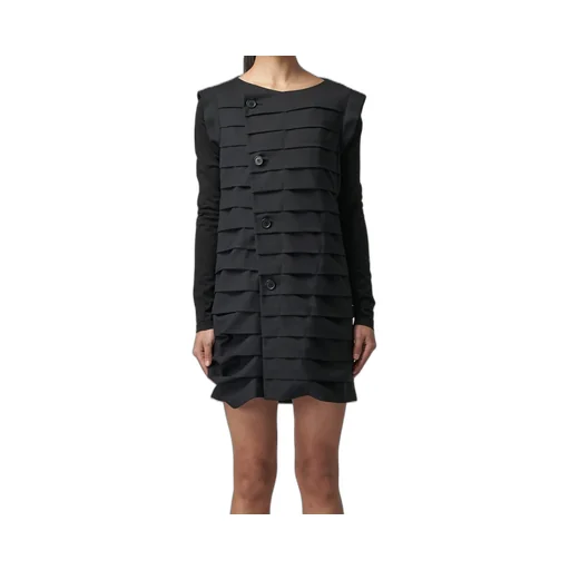 Dress With Horizontal Pleats