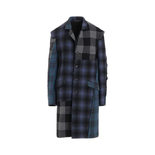 Multi Plaid B Tailored Coat