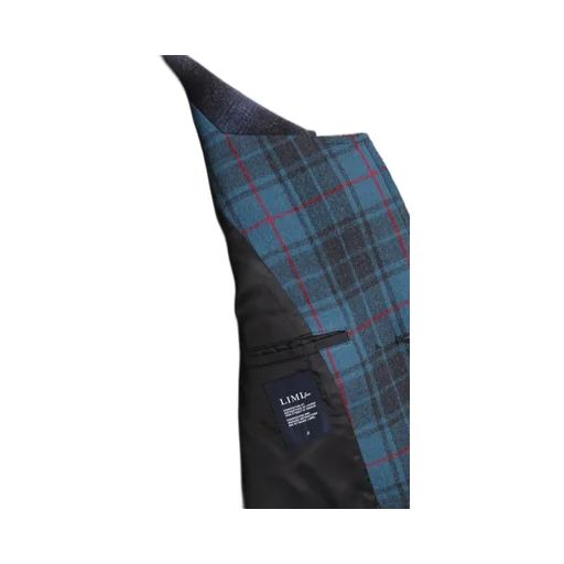 Multi Plaid B Tailored Coat