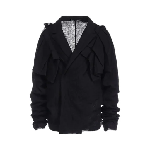 Gauze Layered Sleeve Jacket