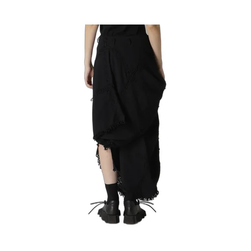 Block Jacquard Knot Detail Skirt