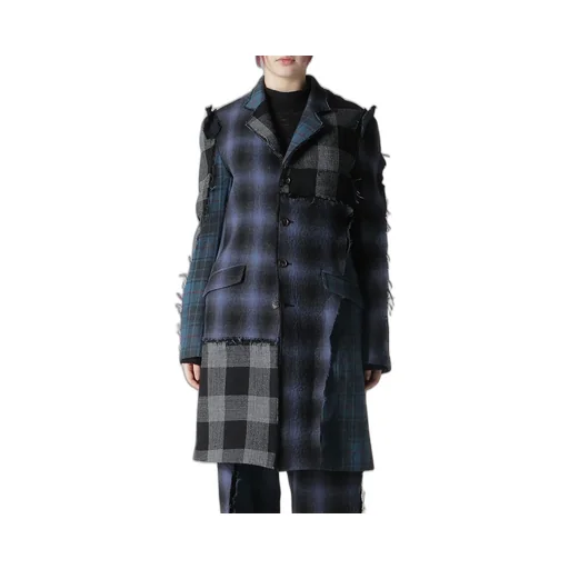 Multi Plaid B Tailored Coat