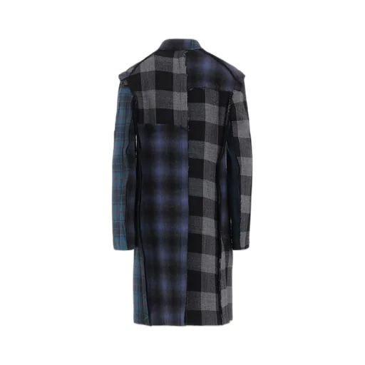 Multi Plaid B Tailored Coat