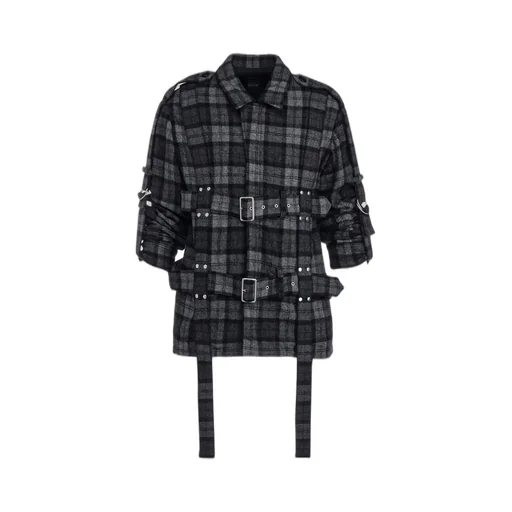 Plaid Flannel Harness Jacket