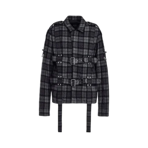 Plaid Flannel Harness Jacket