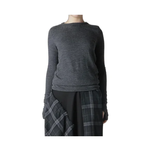 Wool Shrink Single Jersey Long Sleeves T-Shirt