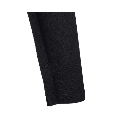 Wool Shrink Single Jersey Bustier Detail Long T-Shirt