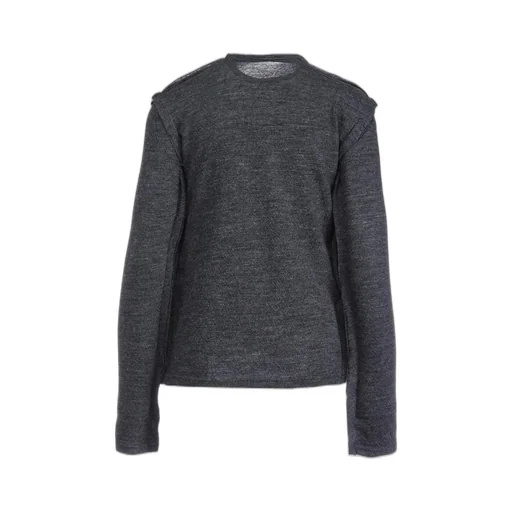 Wool Shrink Single Jersey Bustier Detail Long T-Shirt